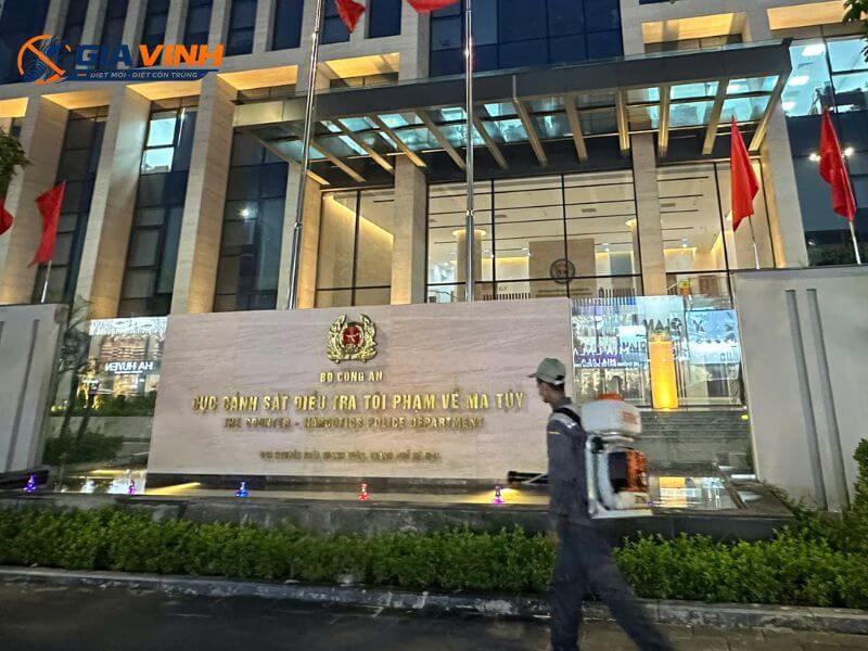 Kiểm soát côn trùng tại cục cảnh sát điều tra tội phạm về ma túy